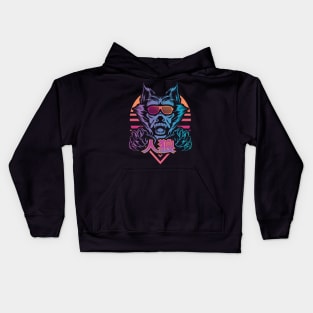 Retro Werewolf Kids Hoodie